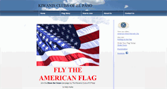 Desktop Screenshot of elpasokiwanisflags.org